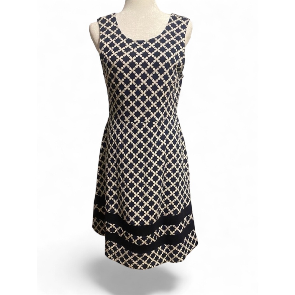 Mauvette Maire knit Navy blue knit dress L